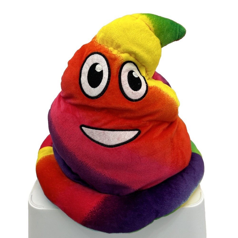 RAINBOW POOP EMOJI‎ HAT - Dress Up Fun